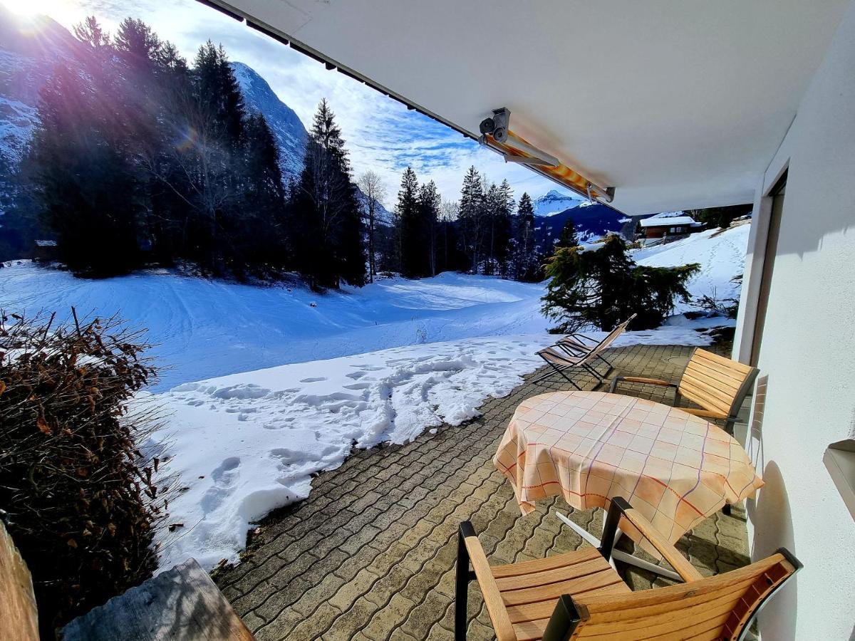 Mom - Alpine Boutique Apartments, Grindelwald Gletscher, Eiger View Terrace Studio Eksteriør bilde